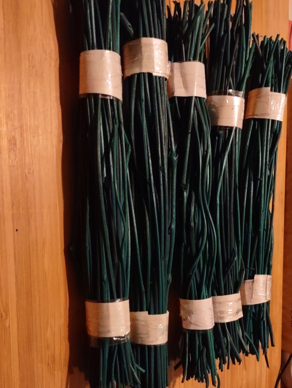 Green Floral Stem Wires by Sola Wood 12 Inches Each 50 Each Bundle 5 Available